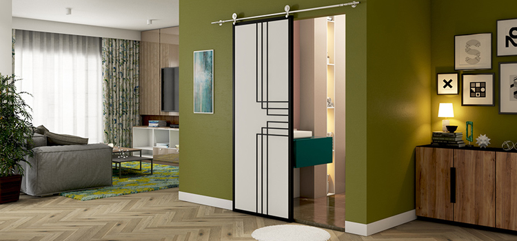 sliding bathroom door installation in Rio Linda